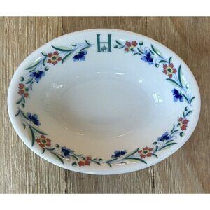 Homestead Resort Virginia Souvenir Oval Bowl 5” Homer Laughlin Trinket Soap Keys